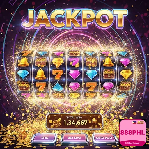888phl jackpot slot win