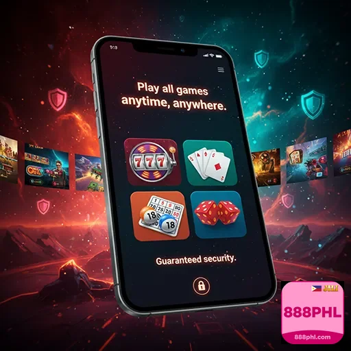 888phl mobile gaming interface 4